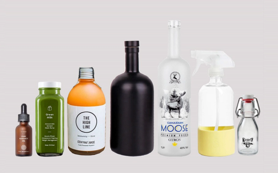 botella de vidrio personalizada