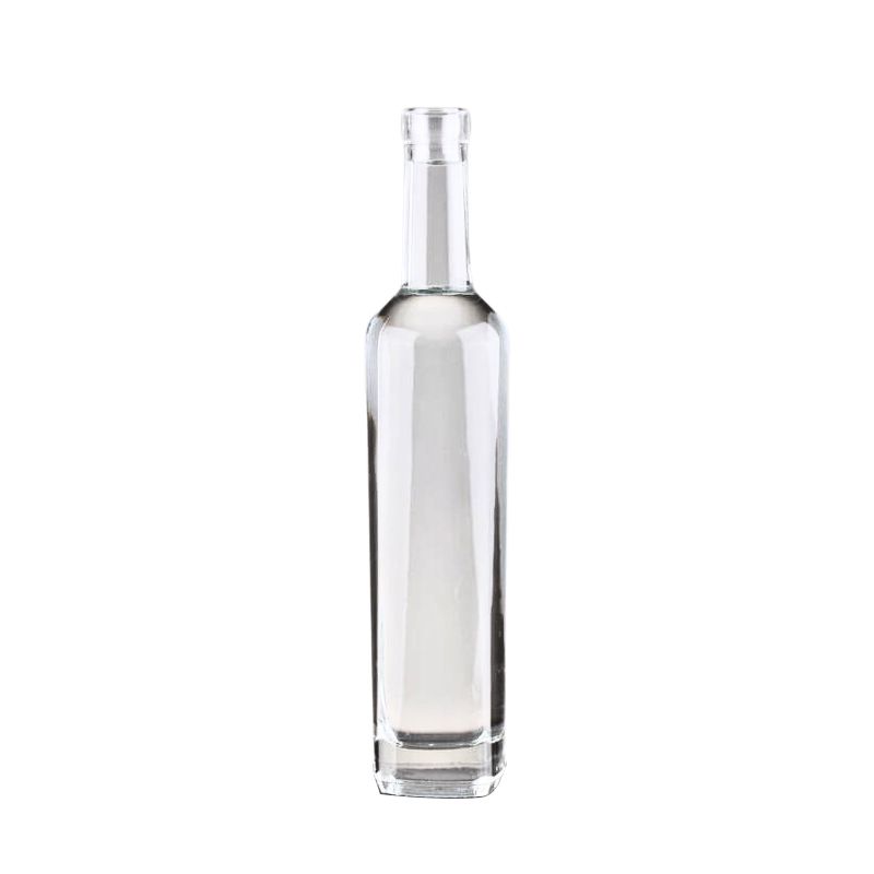 Botella de vidrio de vodka vacía de 250 ml