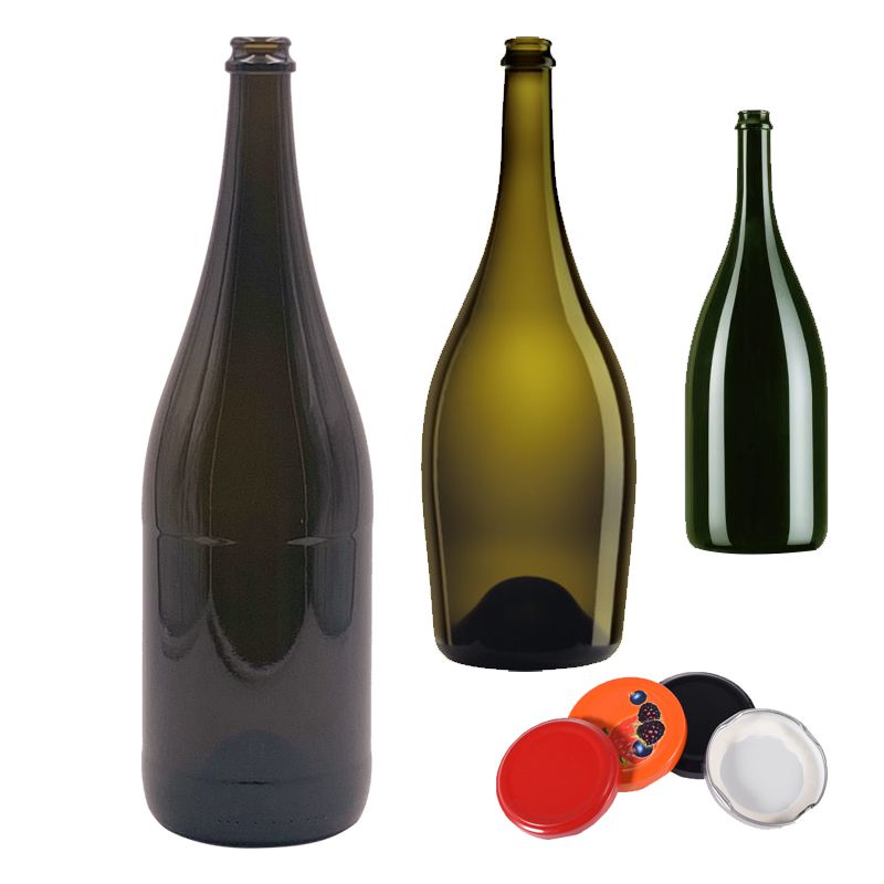 botella grande de champán