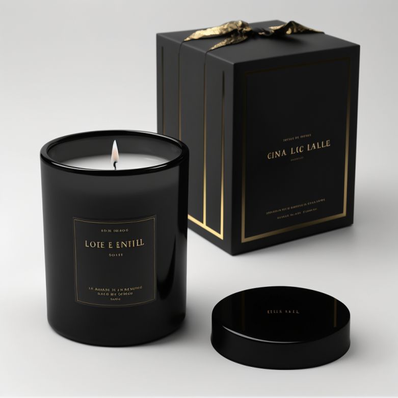 frascos de velas de lujo