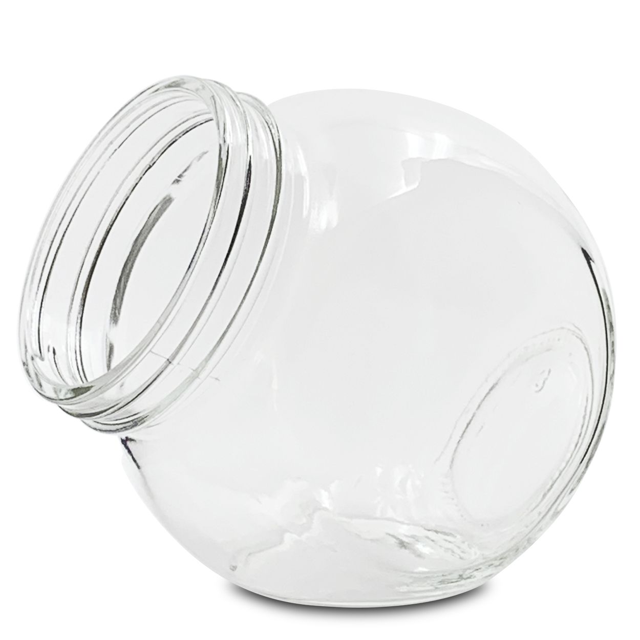 Frasco de vidrio inclinado de 650 ml (22 oz) a granel