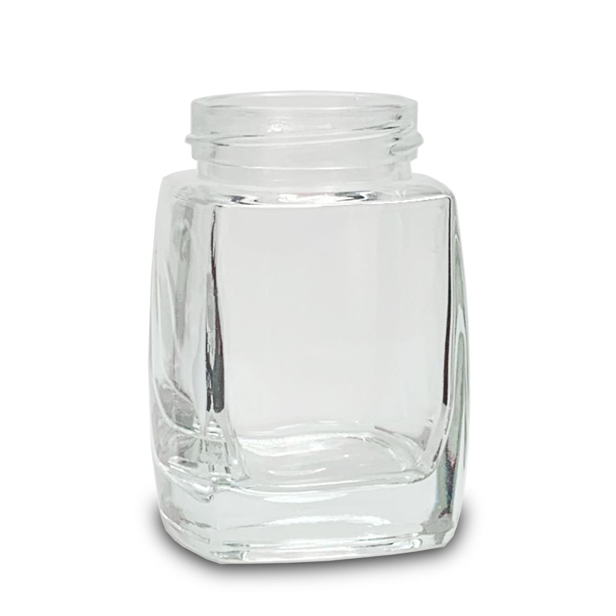 Tarros de miel de cristal cuadrados de 150 ml